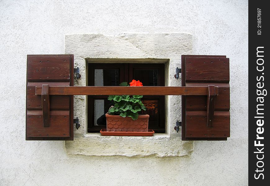 A view of a traditional window
