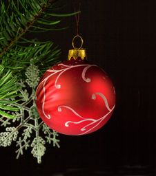 Hand Painted Bauble Stock Photography Hand Painted Bauble Stock Photography