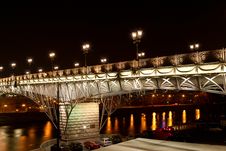 Bridge With Illumination Royalty Free Stock Photos Bridge With Illumination Royalty Free Stock Photos
