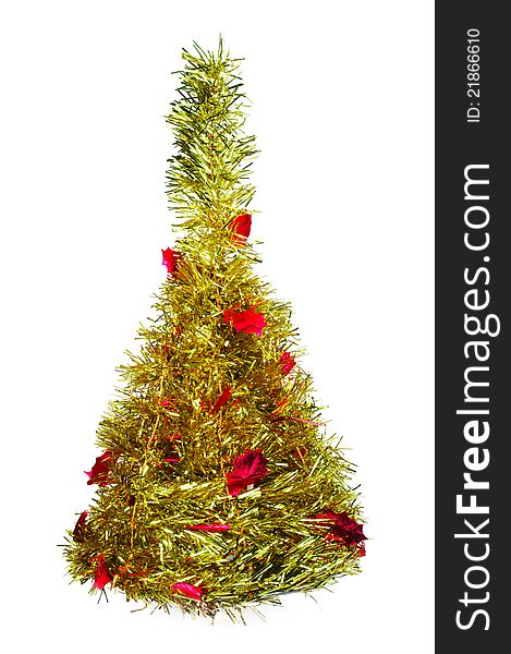 Christmas fur-tree isolated on white