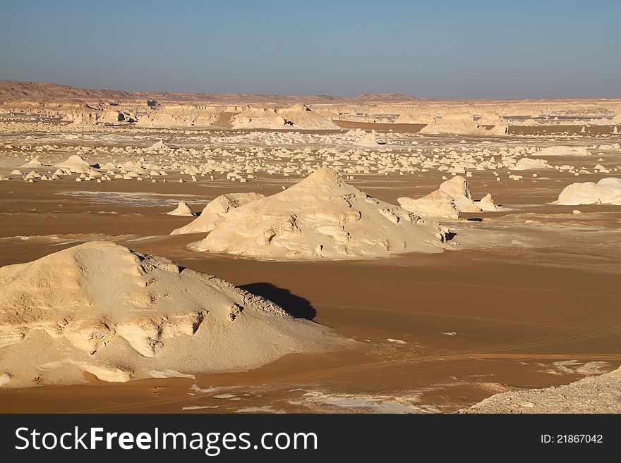 View of the White Desert, Egypt