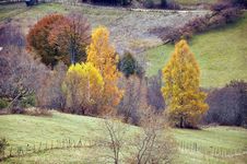 Wooden Hill Fence Stock Photos
