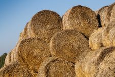 Hay Rolls Royalty Free Stock Photo Hay Rolls Royalty Free Stock Photo