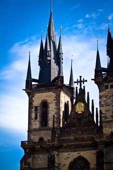 Church Of Our Lady Before Týn Royalty Free Stock Photo Church Of Our Lady Before Týn Royalty Free Stock Photo
