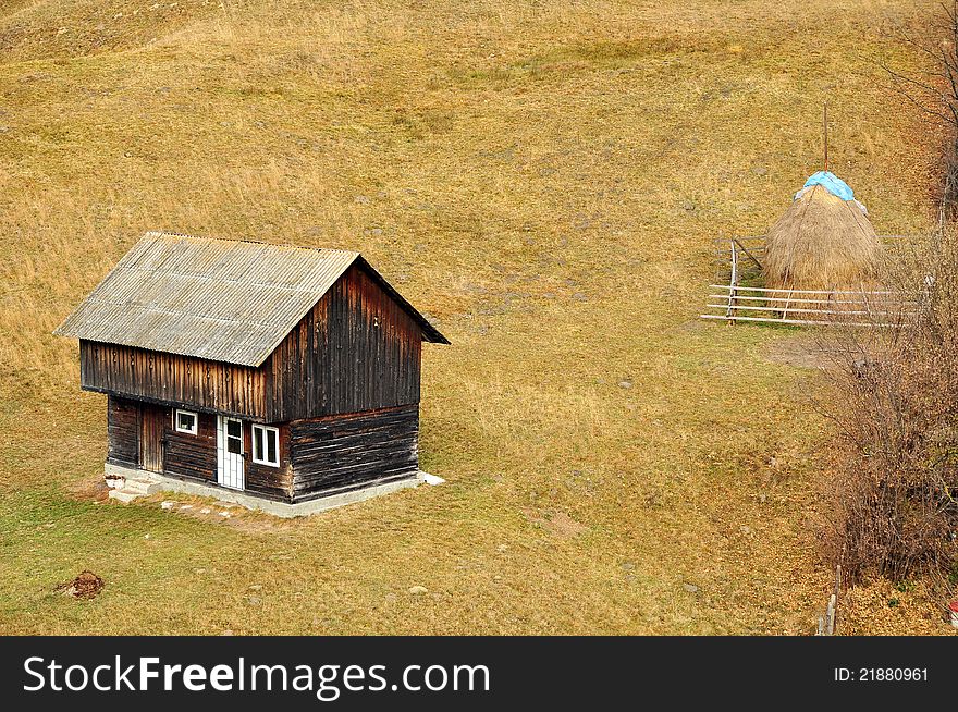 Traditional village house from Transylvania. Traditional village house from Transylvania