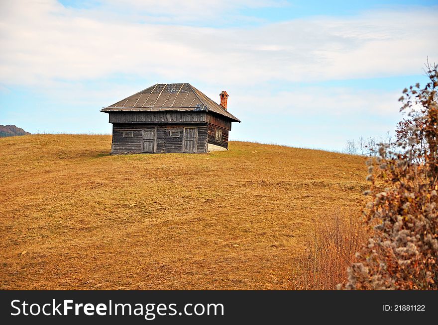 Traditional village house from Transylvania. Traditional village house from Transylvania