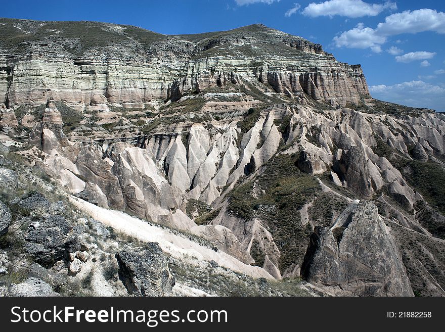 Unusual Landscape Of Cappadocia,