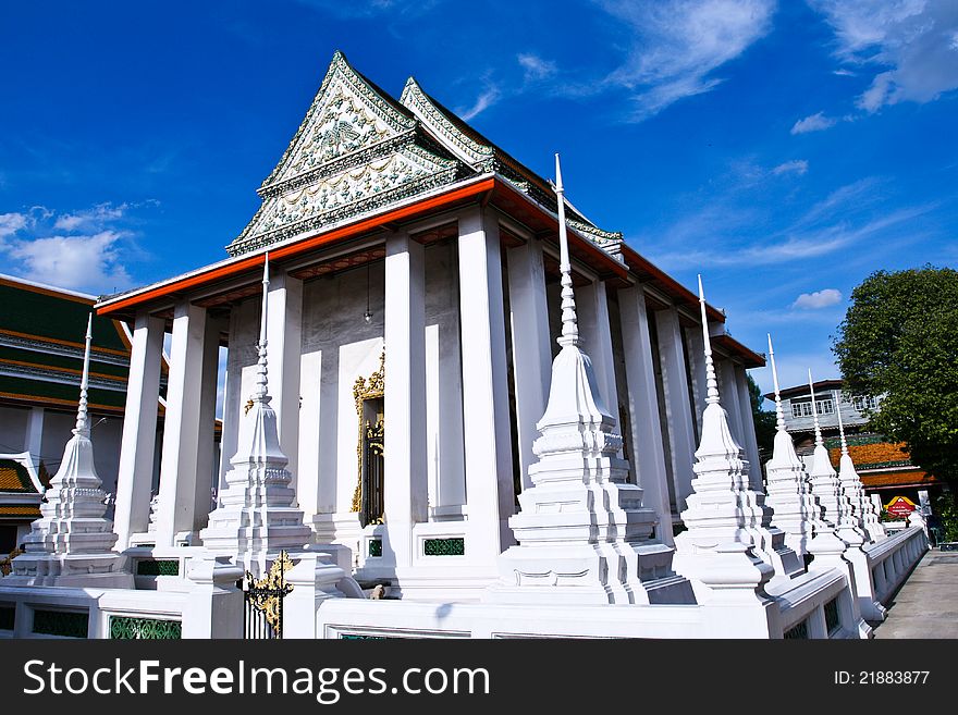 Thai Temple in Bangkok, Thailand. Thai Temple in Bangkok, Thailand