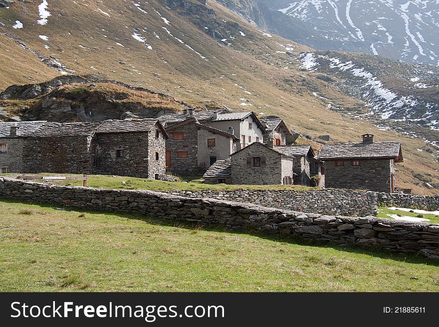 Village at Alpe Angeloga - Chiavenna - Spluga Valley