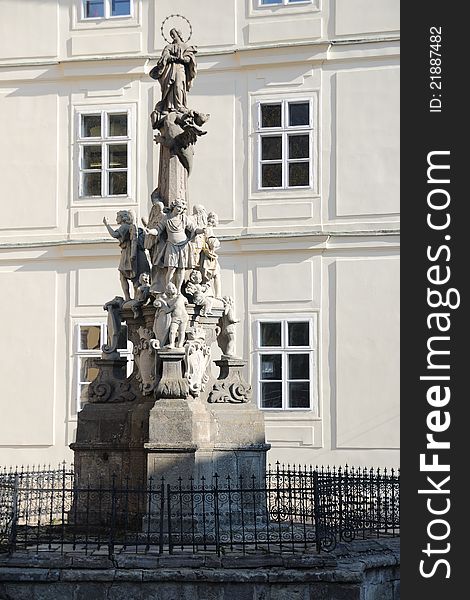 Immaculata Maria pillar Banska Stiavnica, slovakia unesco