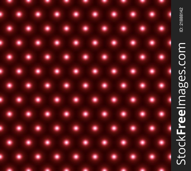 Vector Shiny Red Lights Seamless Pattern