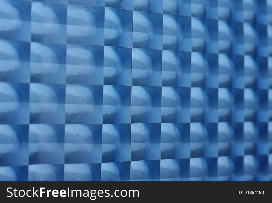 Blue background, consisting of cells