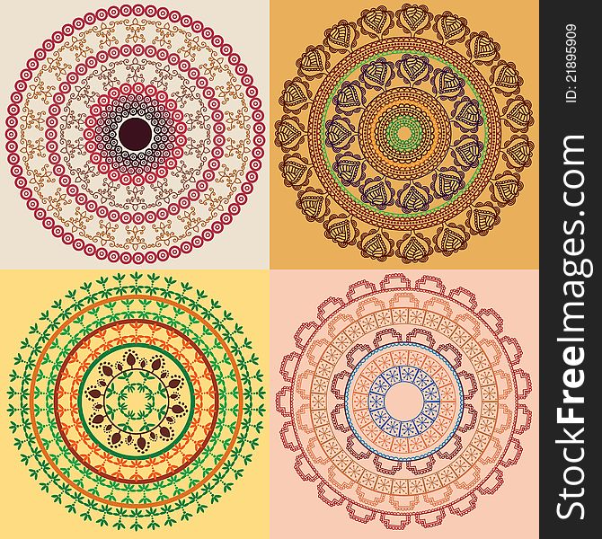 Mandala Design, easily and elaborate. Mandala Design, easily and elaborate