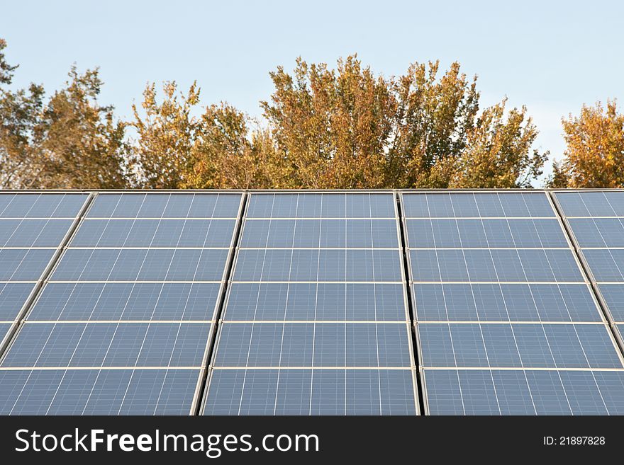 Solar Power Station in the Countryside