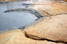 Hot Mineral Spring Stock Image