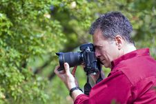 Photographer At Work Royalty Free Stock Images Photographer At Work Royalty Free Stock Images