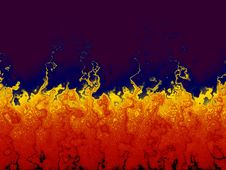 Hot Abstract Flames - Fractal Royalty Free Stock Photo Hot Abstract Flames - Fractal Royalty Free Stock Photo