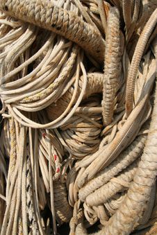 Entangled Ropes Royalty Free Stock Images Entangled Ropes Royalty Free Stock Images