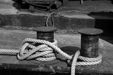 Mooring Rope Stock Image