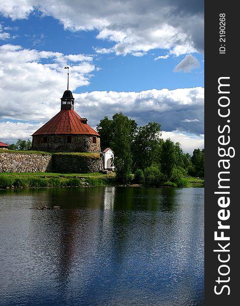 Travel to Kareliya by car. Vicinities lake Ladoga. An ancient Russian fortress. Travel to Kareliya by car. Vicinities lake Ladoga. An ancient Russian fortress.