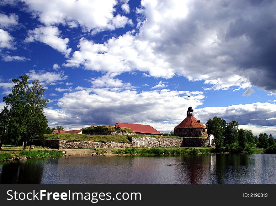 Travel to Kareliya by car. Vicinities lake Ladoga. An ancient Russian fortress. Travel to Kareliya by car. Vicinities lake Ladoga. An ancient Russian fortress.