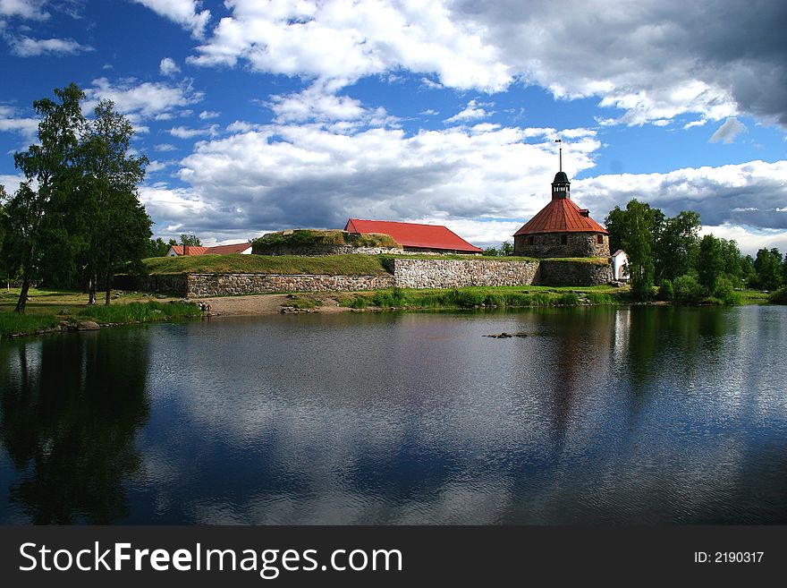 Travel to Kareliya by car. Vicinities lake Ladoga. An ancient Russian fortress. Travel to Kareliya by car. Vicinities lake Ladoga. An ancient Russian fortress.