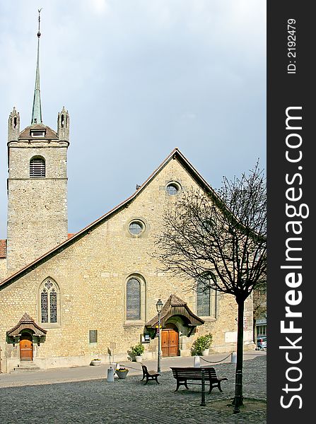 Old Church in Avenches. Switzerland. Old Church in Avenches. Switzerland