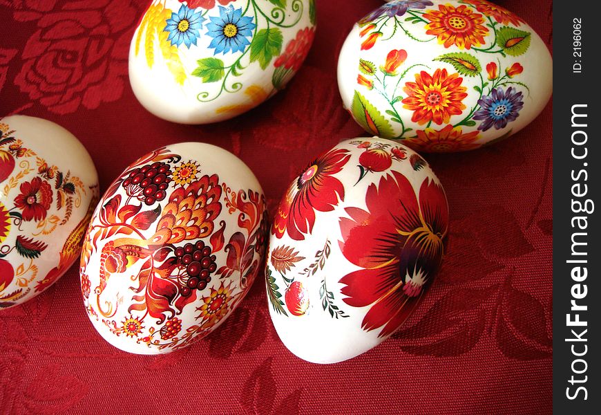 Beautiful easter eggs