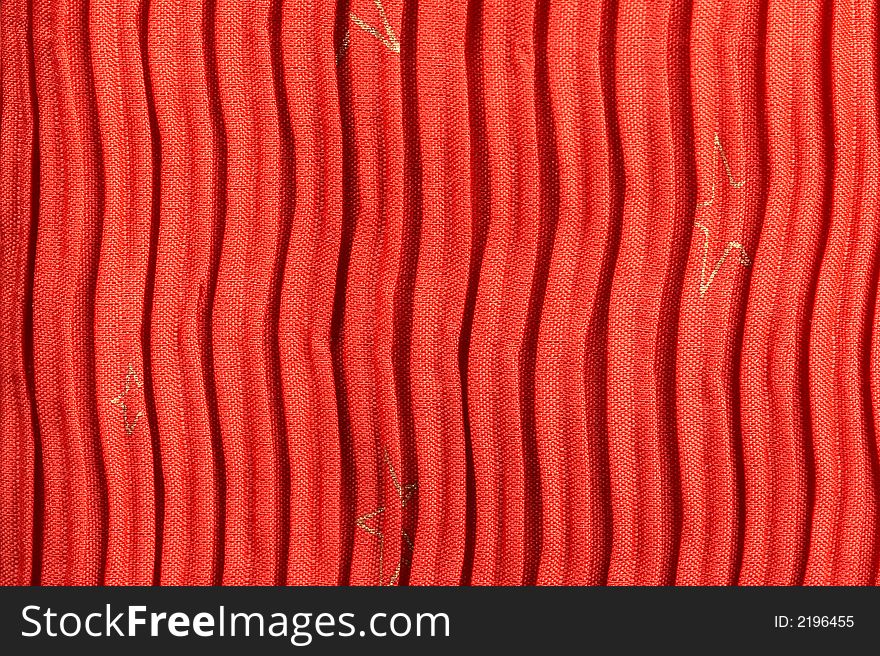 Colored textile background - The color RED - landscape format