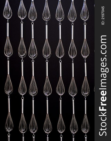 Lots of whisks on black to use as background