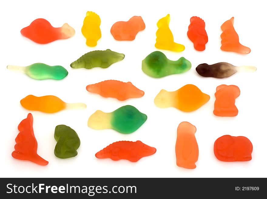 Candy jelly with various shape and taste