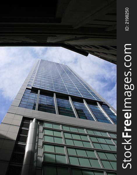 A modern office tower, Boston.