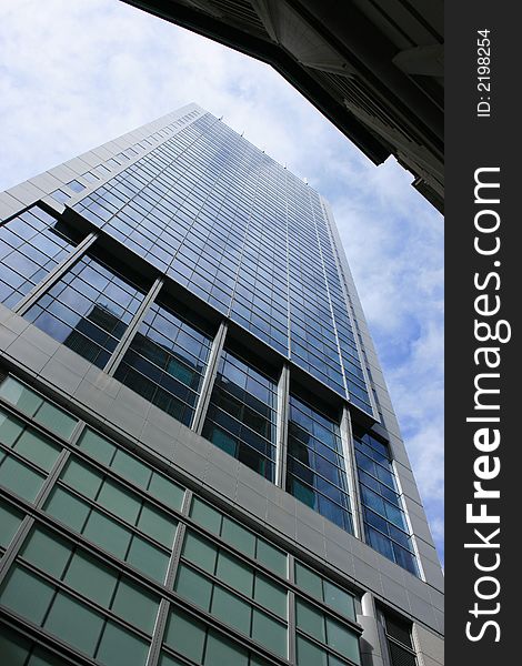 A Modern office tower, Boston.