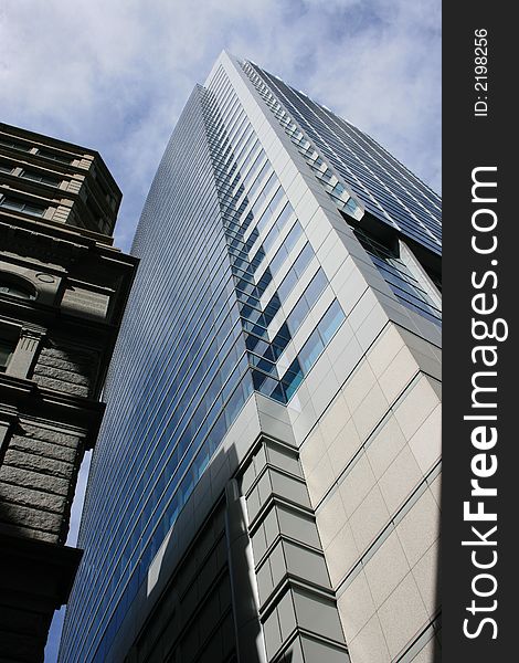 A modern office tower, Boston.