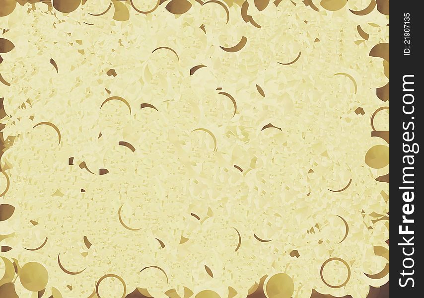 Grunge abstract background in yellow and brown colors