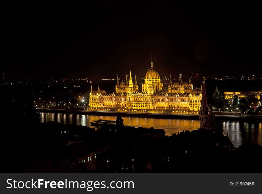 Parliament building in Budapest