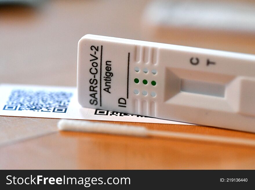 Antigen test kit for digital self-test in Austria, Europe