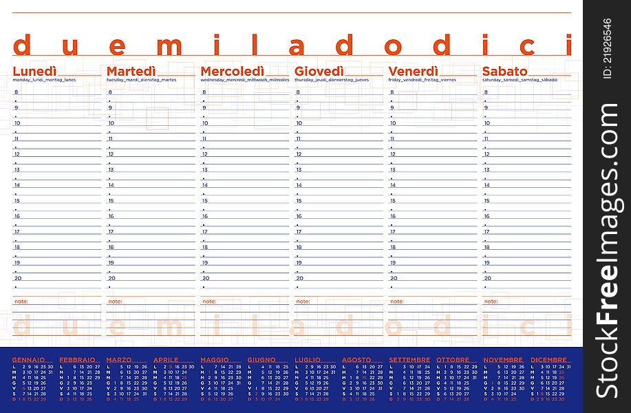 Planning 2012 Italian And Other Languages