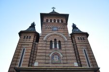 Ortodox Cathedral In Timisoara. Royalty Free Stock Photos Ortodox Cathedral In Timisoara. Royalty Free Stock Photos