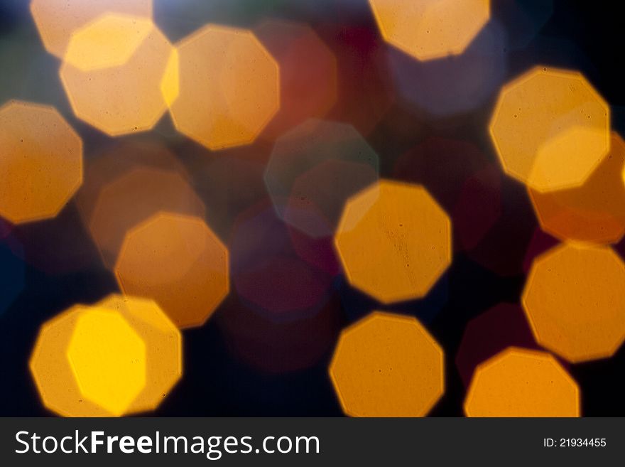 Defocused light