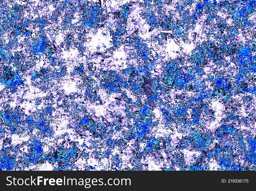 Blue, purple, white and grey background with a large irregular marbled pattern. Blue, purple, white and grey background with a large irregular marbled pattern