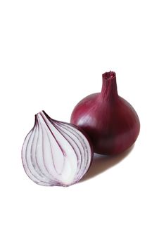 Red Sweet Onion On A White Royalty Free Stock Image Red Sweet Onion On A White Royalty Free Stock Image