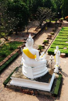 Wat Yai Chai Mongkol (Mongkhon) In Ayutthaya. Stock Photos Wat Yai Chai Mongkol (Mongkhon) In Ayutthaya. Stock Photos