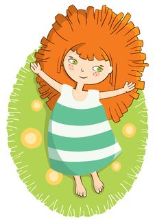 Sunny Girl Royalty Free Stock Photo Sunny Girl Royalty Free Stock Photo