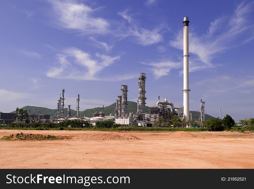 Oil refinery Eastern part of Thailand.