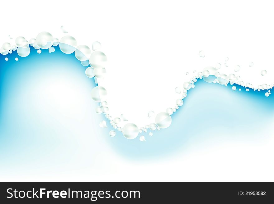 Water Splash On White