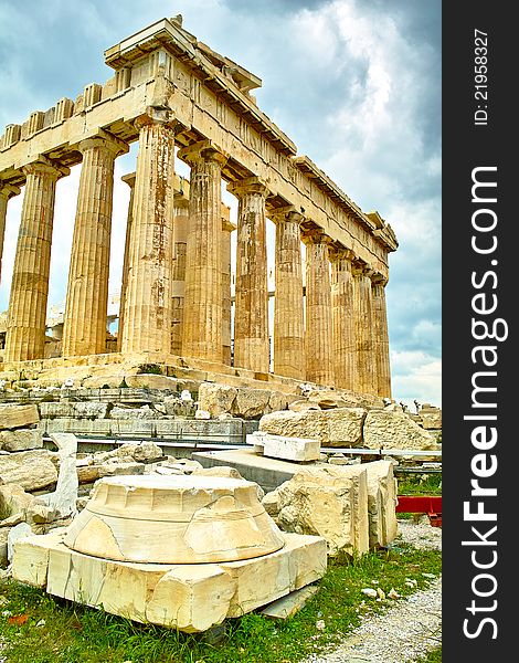 Acropolis Temple in Athens