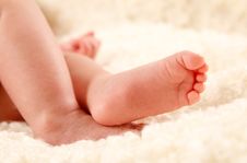 Close-up Of Newborn Baby Feet Stock Image Close-up Of Newborn Baby Feet Stock Image