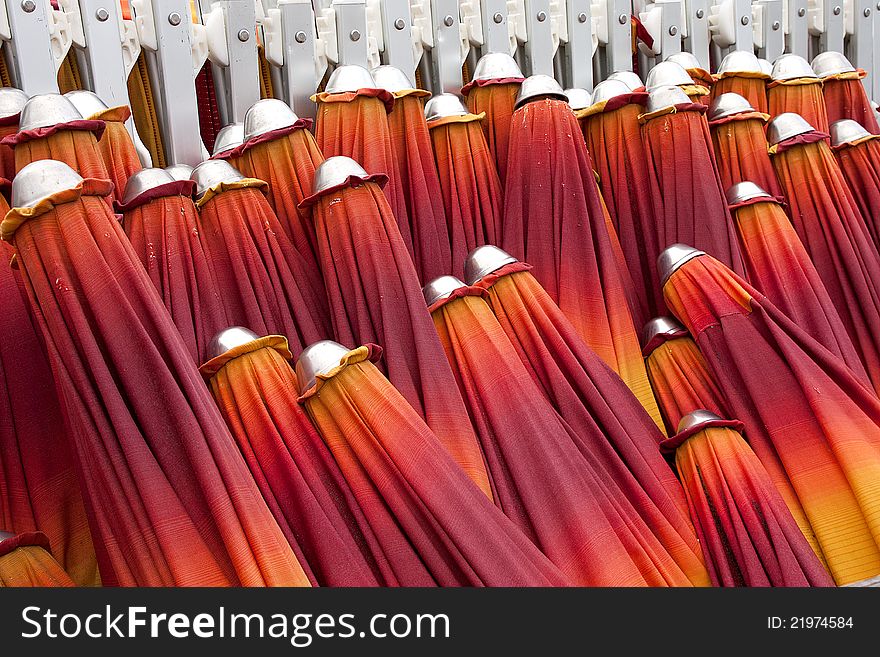 the storage of sun umbrellas