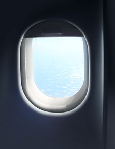Jet Plane Cabin Window Royalty Free Stock Images Jet Plane Cabin Window Royalty Free Stock Images